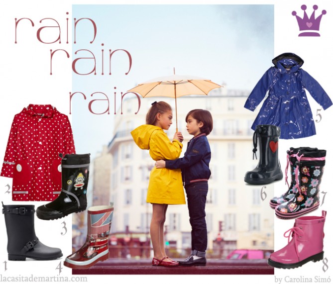 Chubasqueros y botas de agua infantiles new arrivals