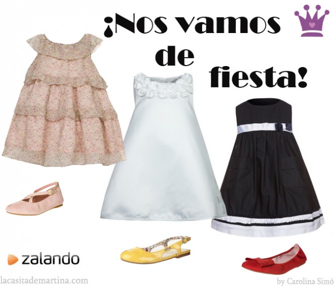 Zalando vestidos 2024 niña ceremonia