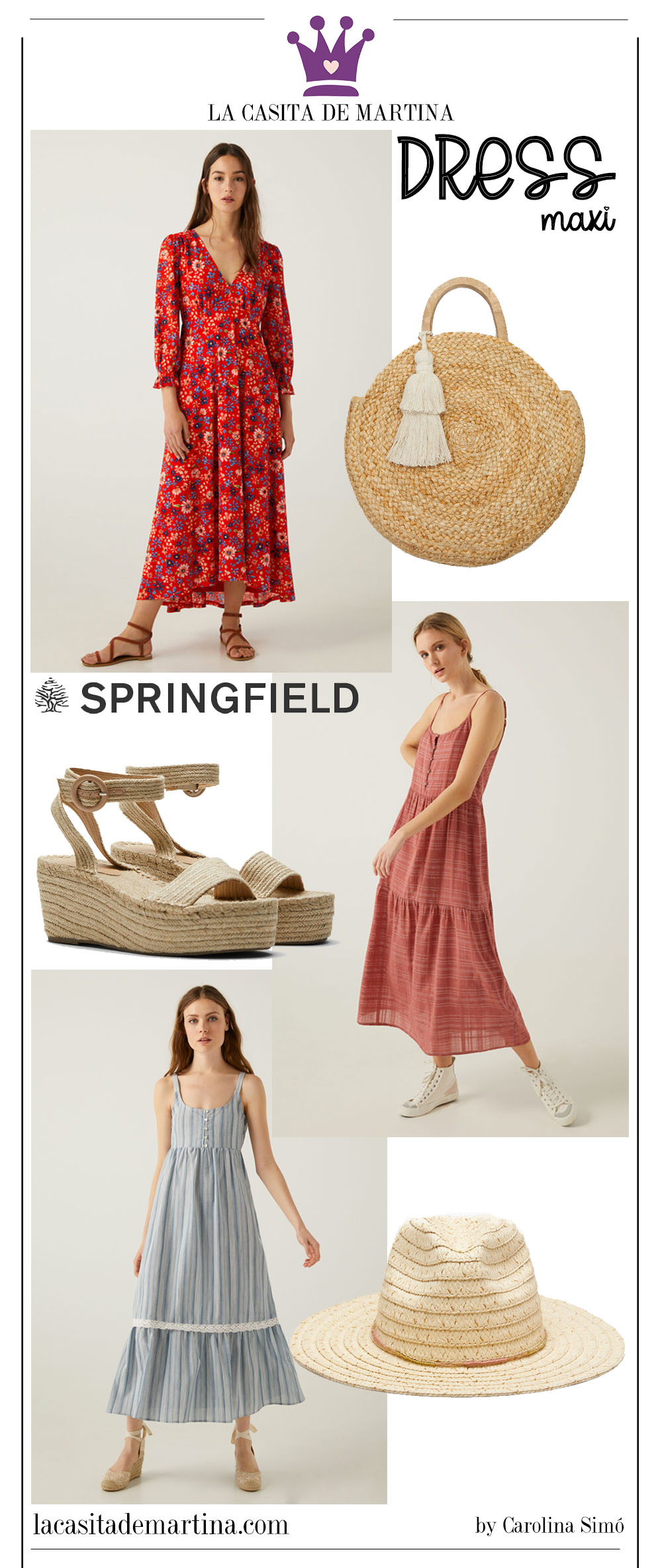 Los vestidos tendencia en versión mini, midi y maxi de Springfield – La  casita de Martina ♥ Blog moda infantil, moda premamá, y tips de mujer para  estar a la última